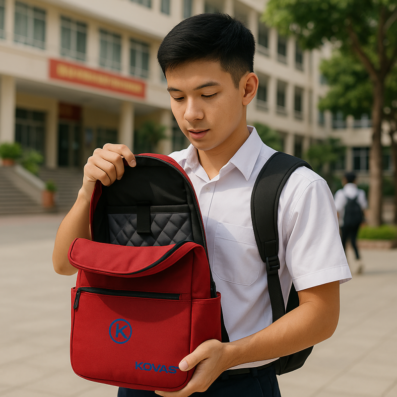 Đặt balo doanh nghiệp e ngại không có ngăn chống sốc laptop