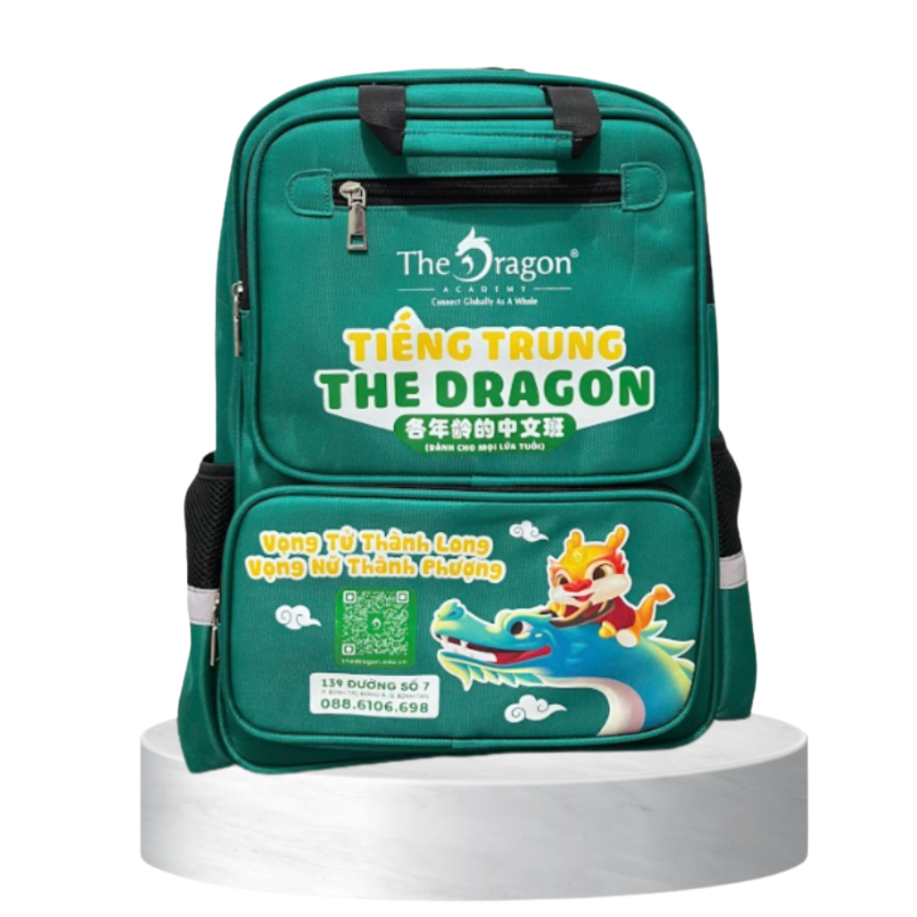 Trung tâm ngoại ngữ tuổi khác nhau kích thước balo phù hợp?