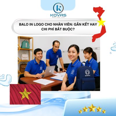 Balo in logo cho nhân viên: Gắn kết hay chi phí bắt buộc?