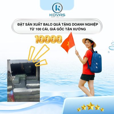 Đặt Sản Xuất Balo Quà Tặng Doanh Nghiệp, Giá Gốc Tận Xưởng