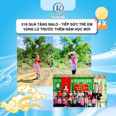 Quà Tặng - tiếp sức trẻ em vùng lũ trước thềm năm học mới