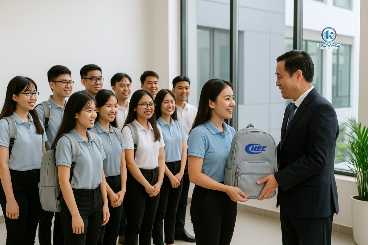 Gia công balo thương hiệu riêng