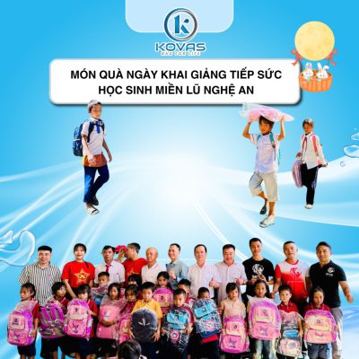 Món quà ngày khai giảng tiếp sức học sinh miền Tây Nghệ An