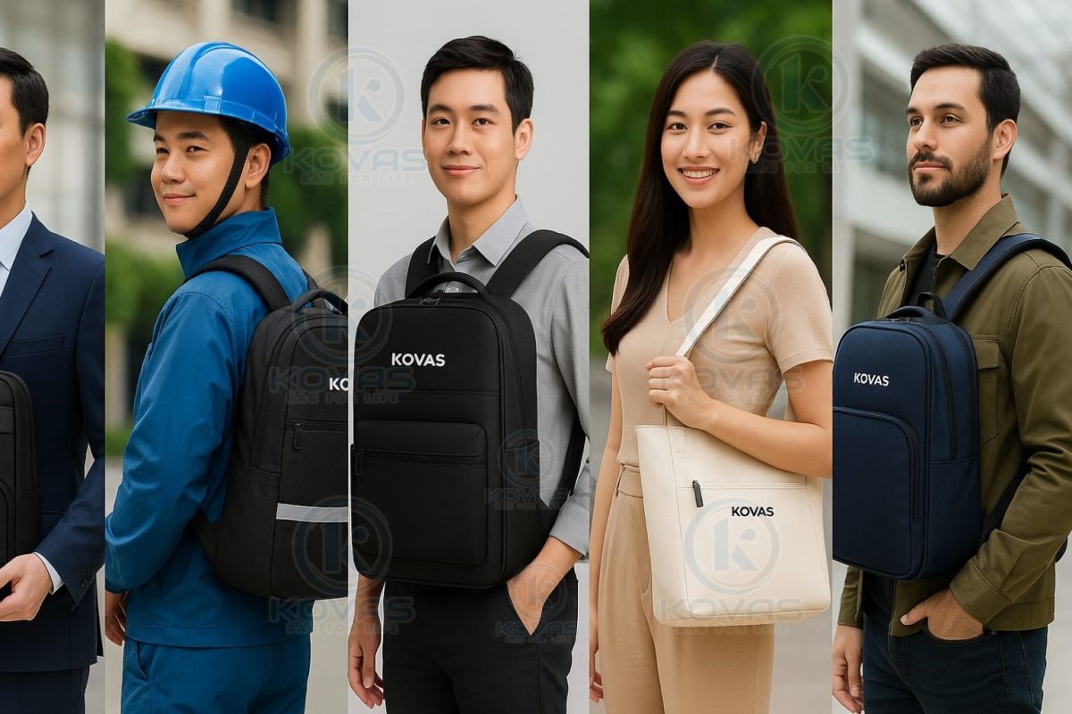 Balo quà tặng nên dùng đầu kéo in logo thương hiệu hay trơn?