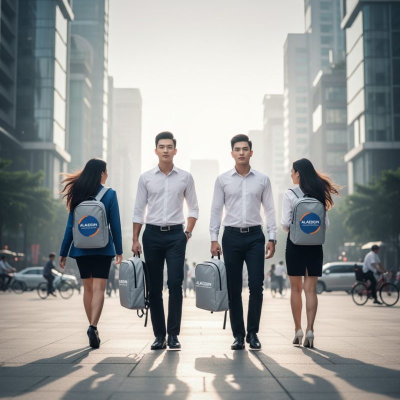 Balo in logo thương hiệu VNPT – Nhận diện tin cậy Việt Nam