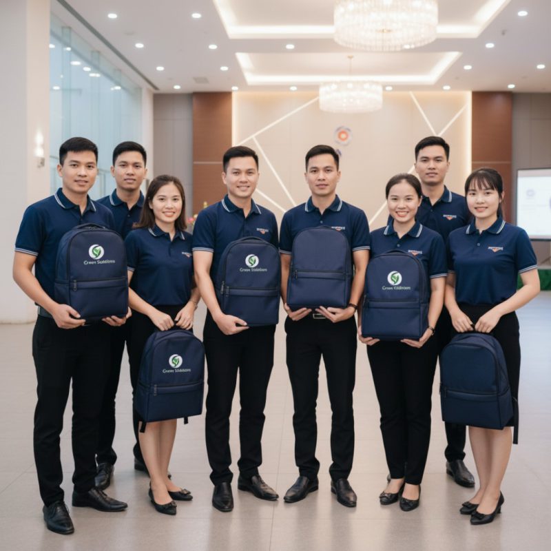 Balo quà tặng sự kiện chọn màu gì hợp nhận diện thương hiệu