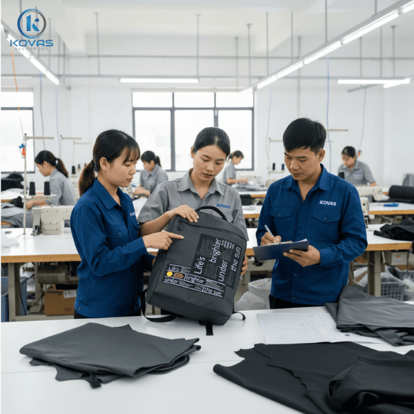 In Logo Balo Trung Tâm Tiếng Anh